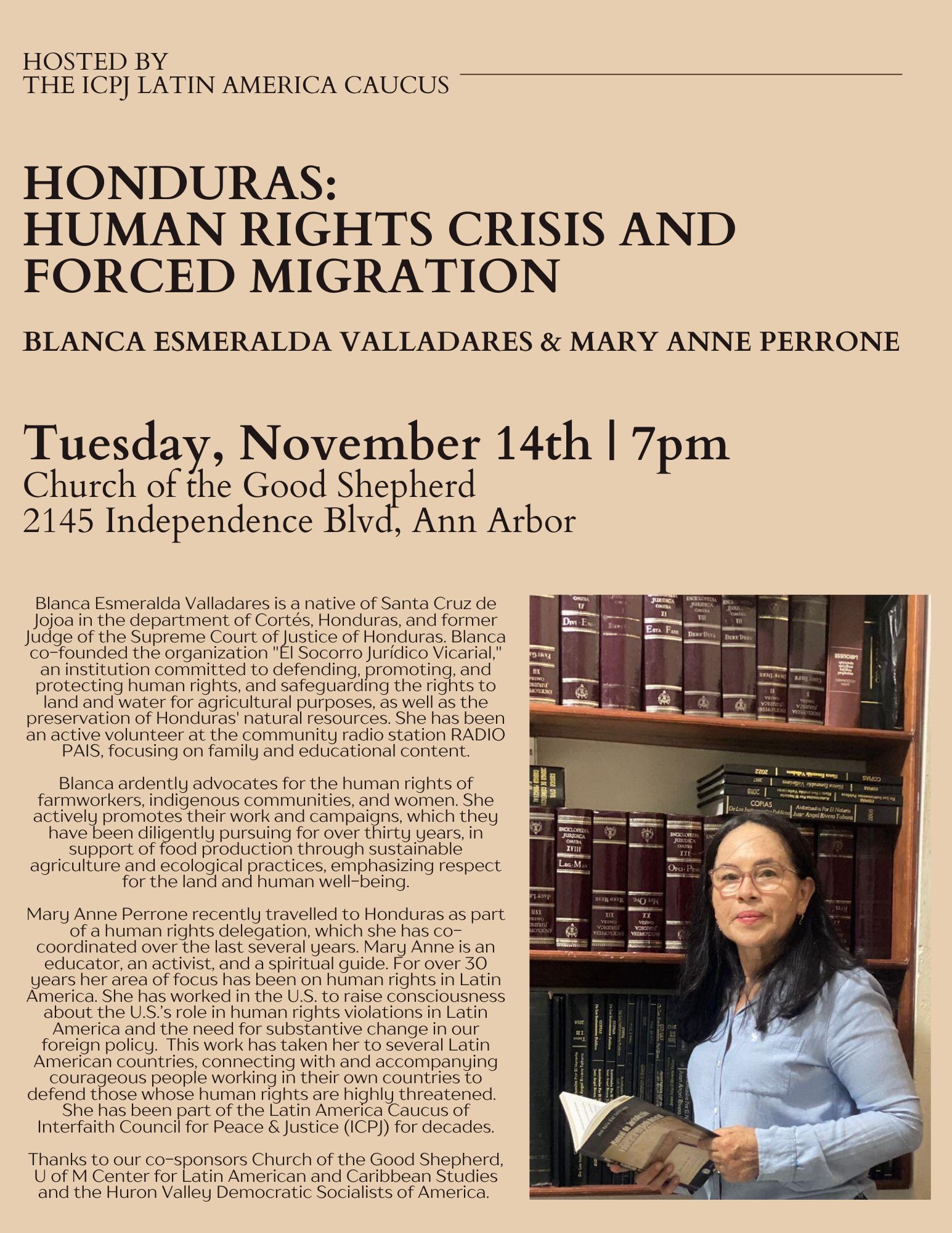 Honduras Human Rights Crisis and Forced Migration Interfaith Council