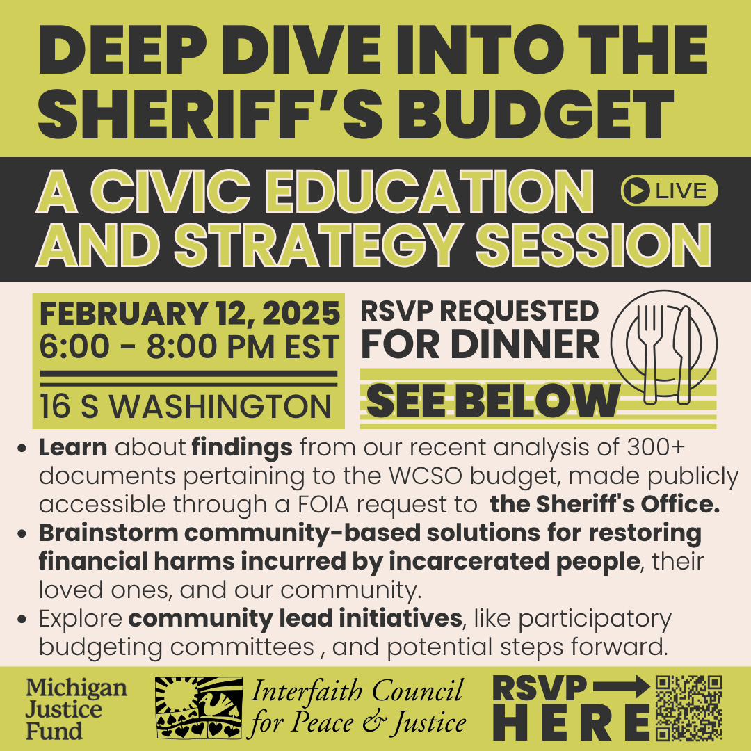 A Deep Dive into the Sheriff’s Budget: Civic Education and Strategy Session